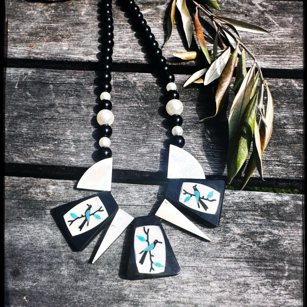Vintage Bird Necklace, Karla Jordan Designer